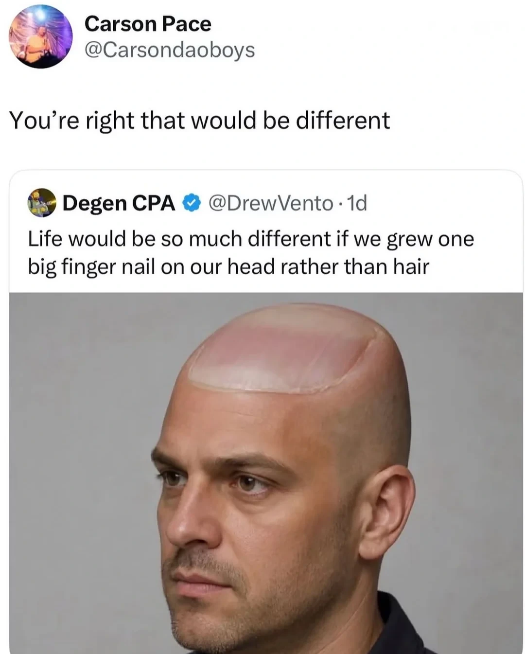 Life would be different