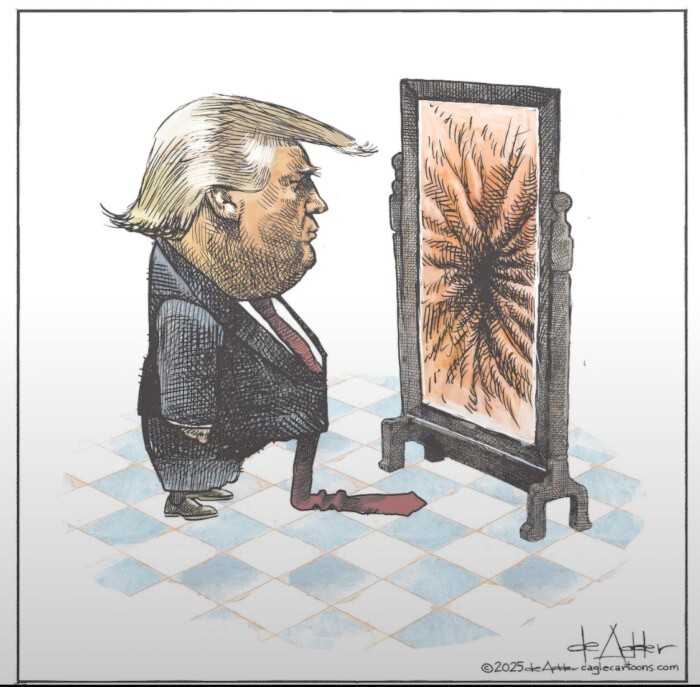 The man in the mirror