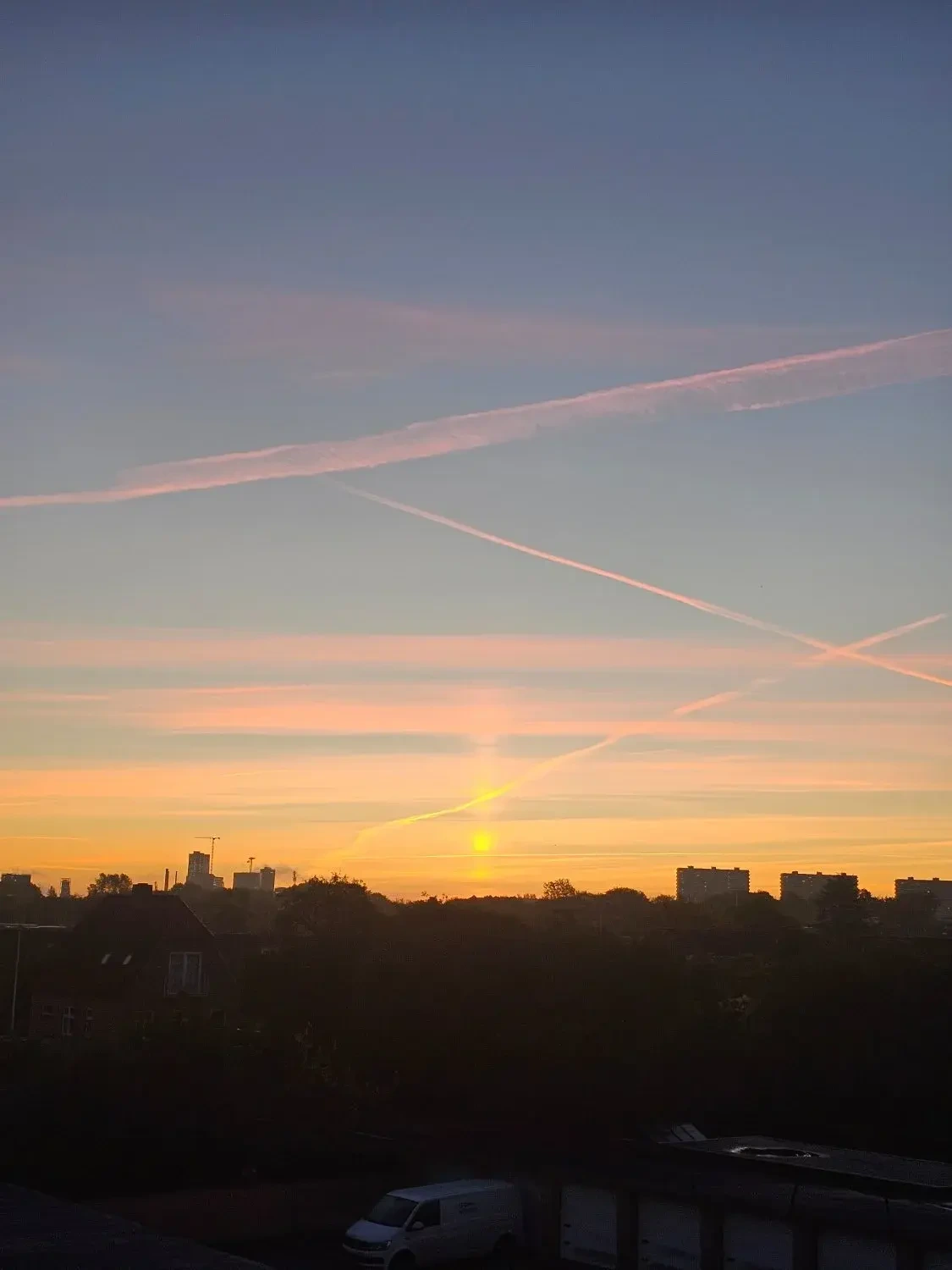Sunrise over Aarhus, Denmark