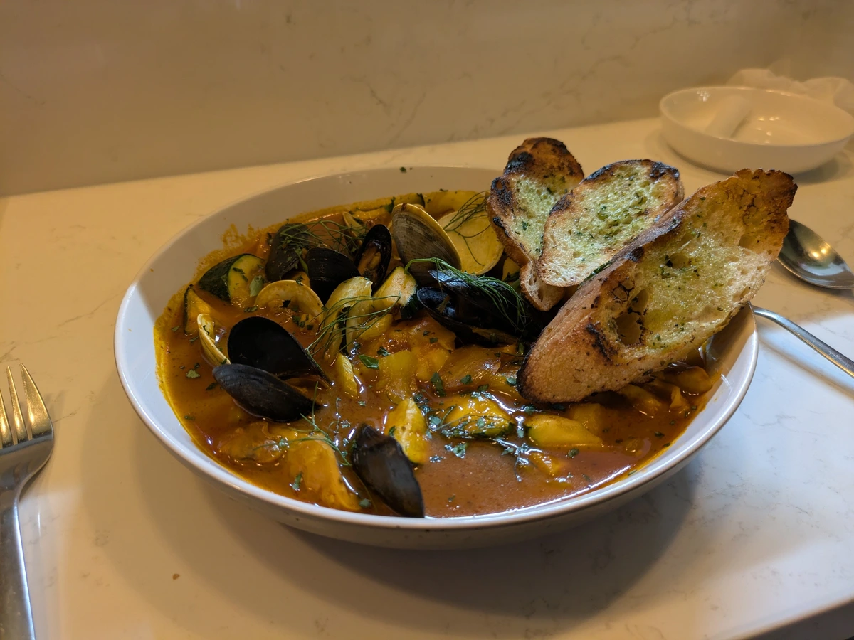 Bowl of fisherman's stew