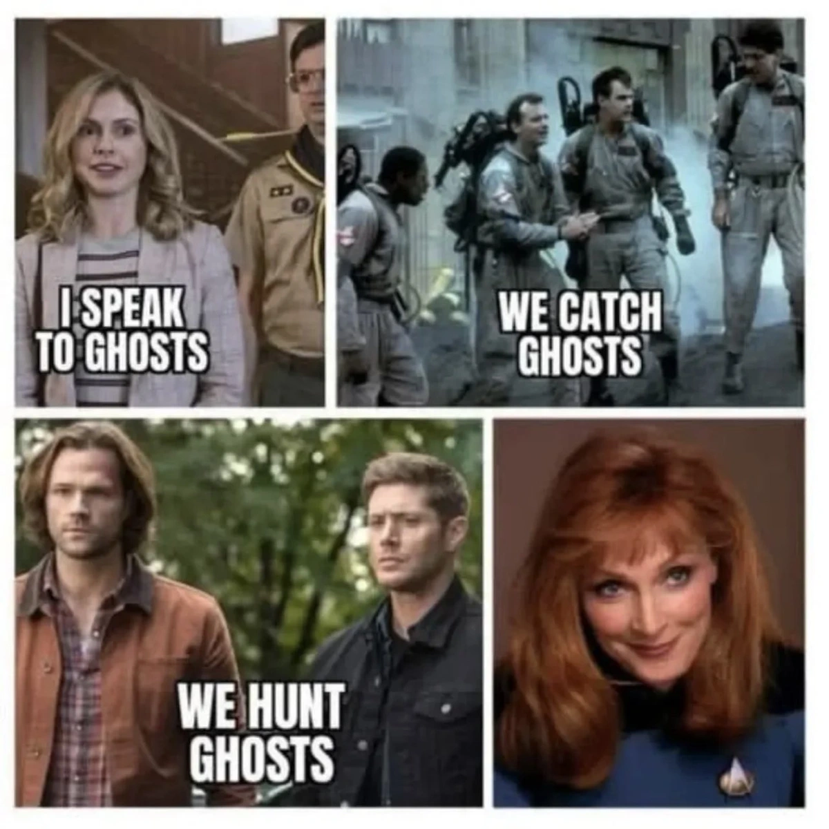 I'm sure Dr. Crusher is a very accomplished doctor and mother, but this is her legacy.