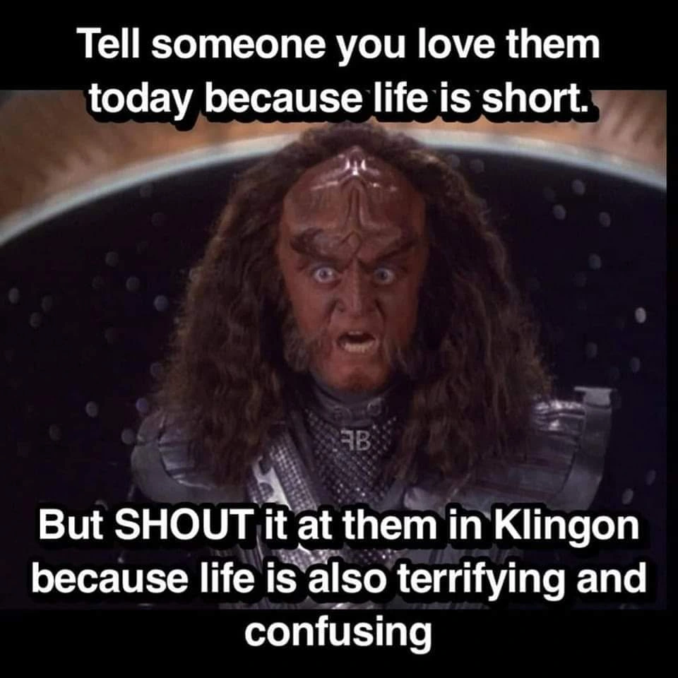 Tell someone you love them